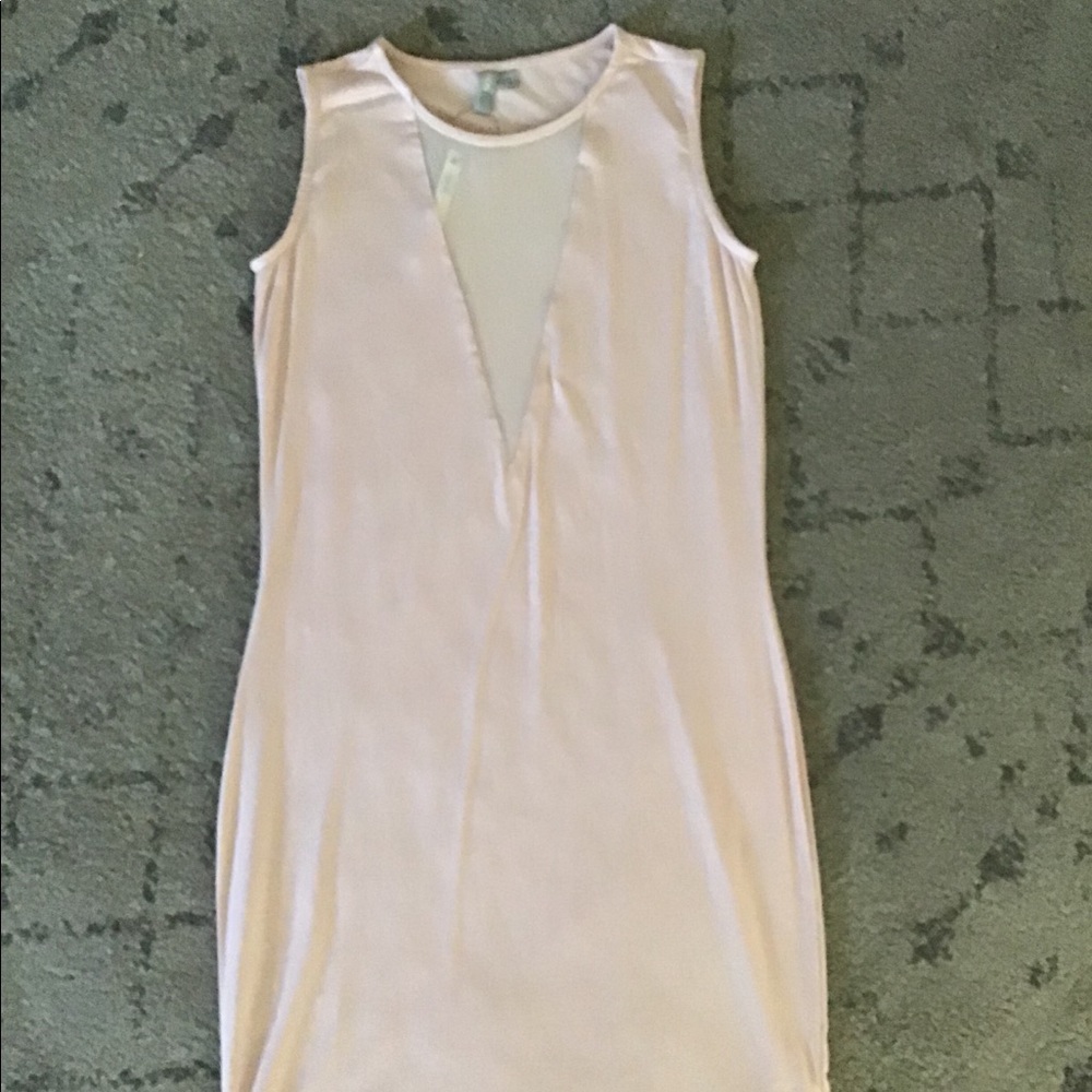ASOS pink bodycon mini dress